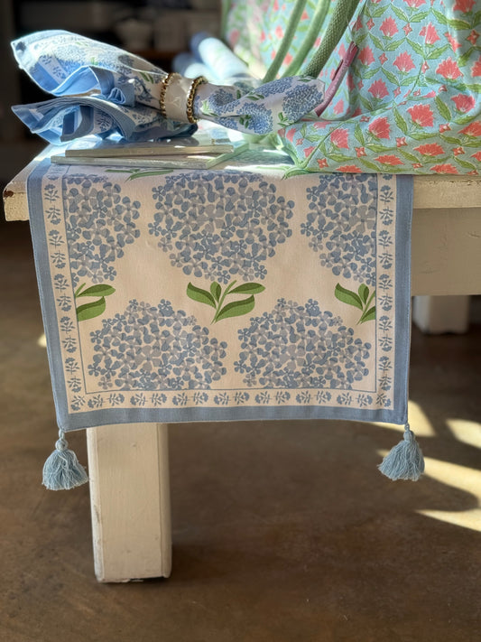 Hydrangea Table Runner