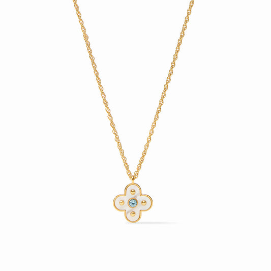 Colette Delicate Necklace Chalcedony Blue