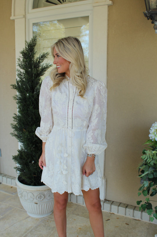 Valetta Ivory Mini Dress