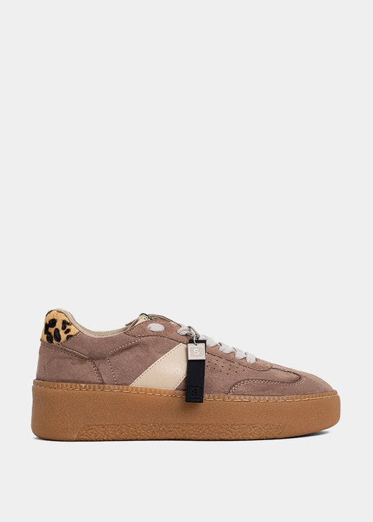 Stacey Platform Sneaker Taupe