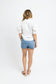 Karlie Denim Skirt with Button Details