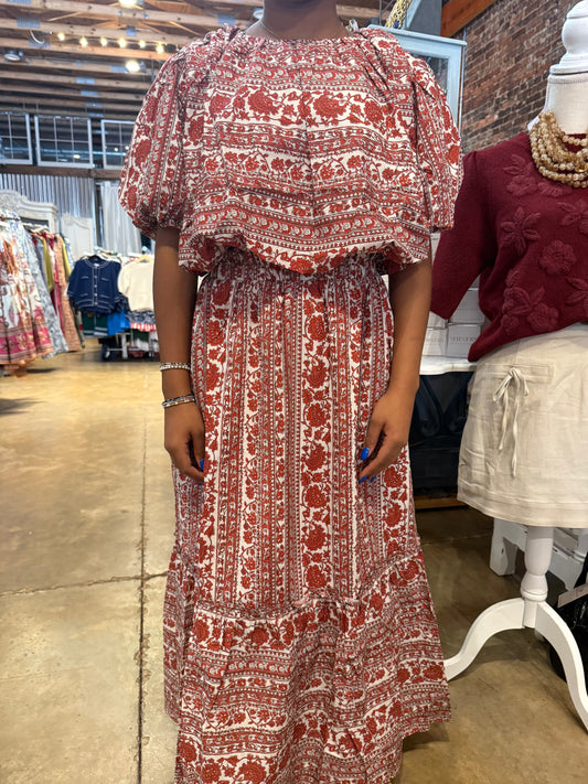 Chelesa Striped Floral Set