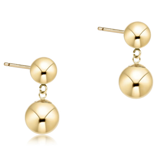 Enewton Classic 10mm Ball Drop Stud Gold Earrings
