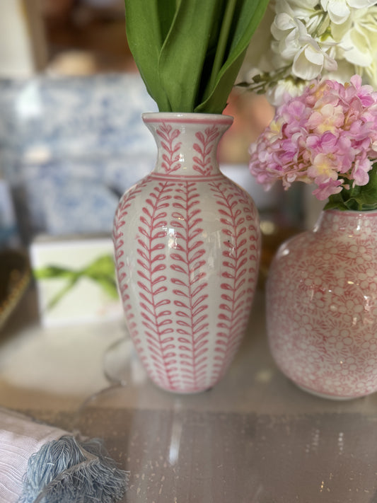 Pink Vase Chinoiserie