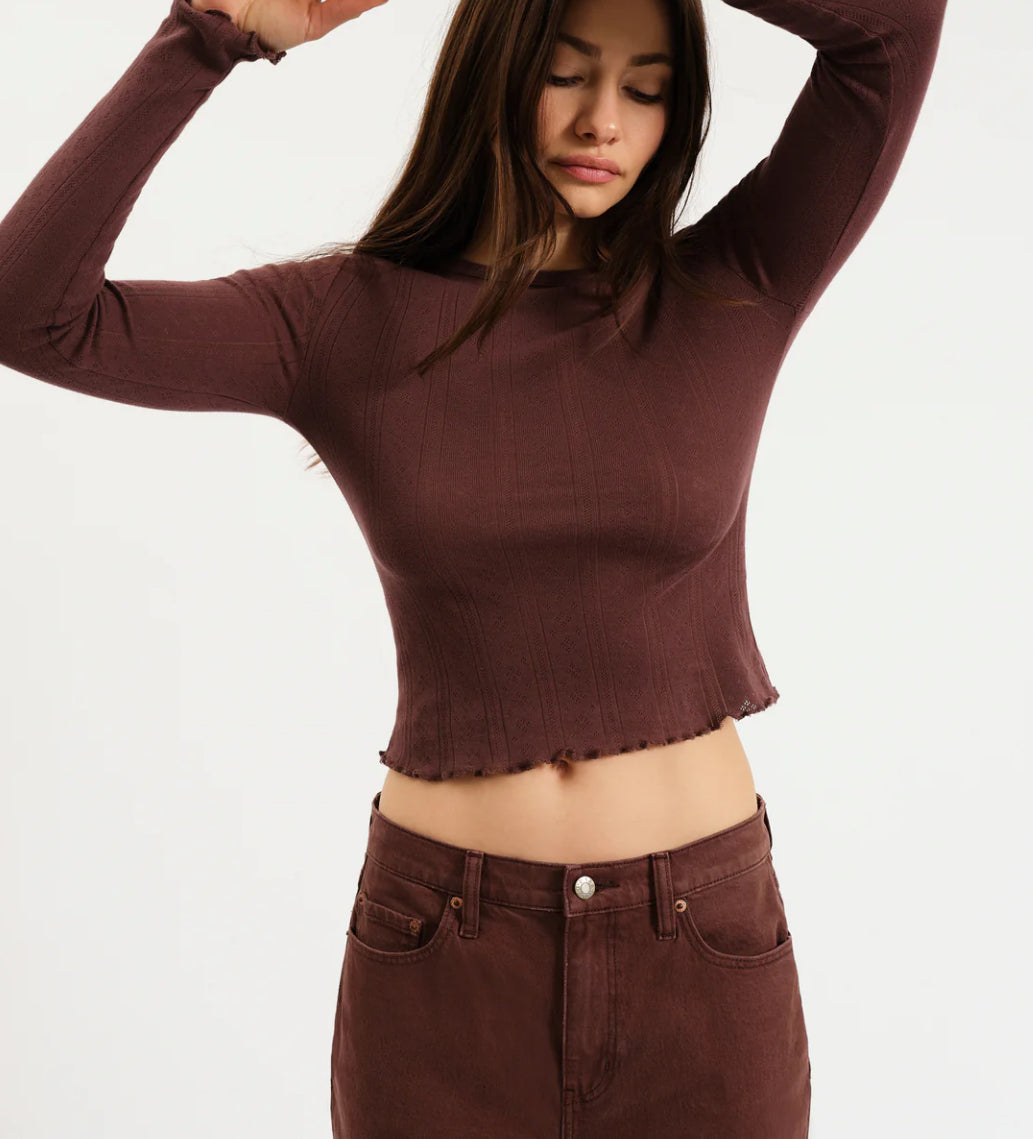 French Roast Long Sleeve Tee