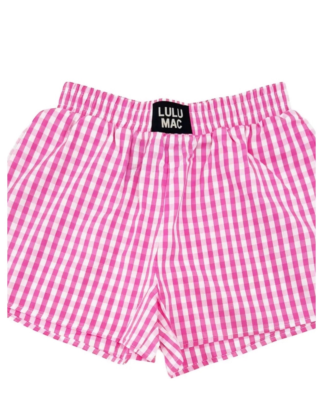 Pink and Gingham LULU MAC Short