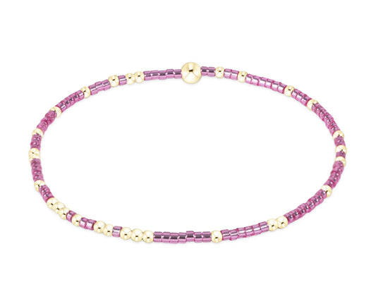 egirl hope unwritten bracelet - pink metallic
