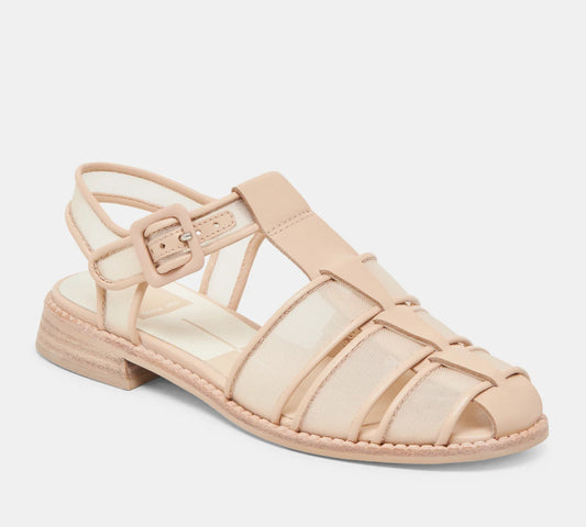 Holis Mesh Praline Sandals