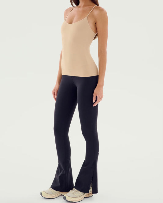 SPLITS 59 Raquel HW 32" Black Flare with Side Slit