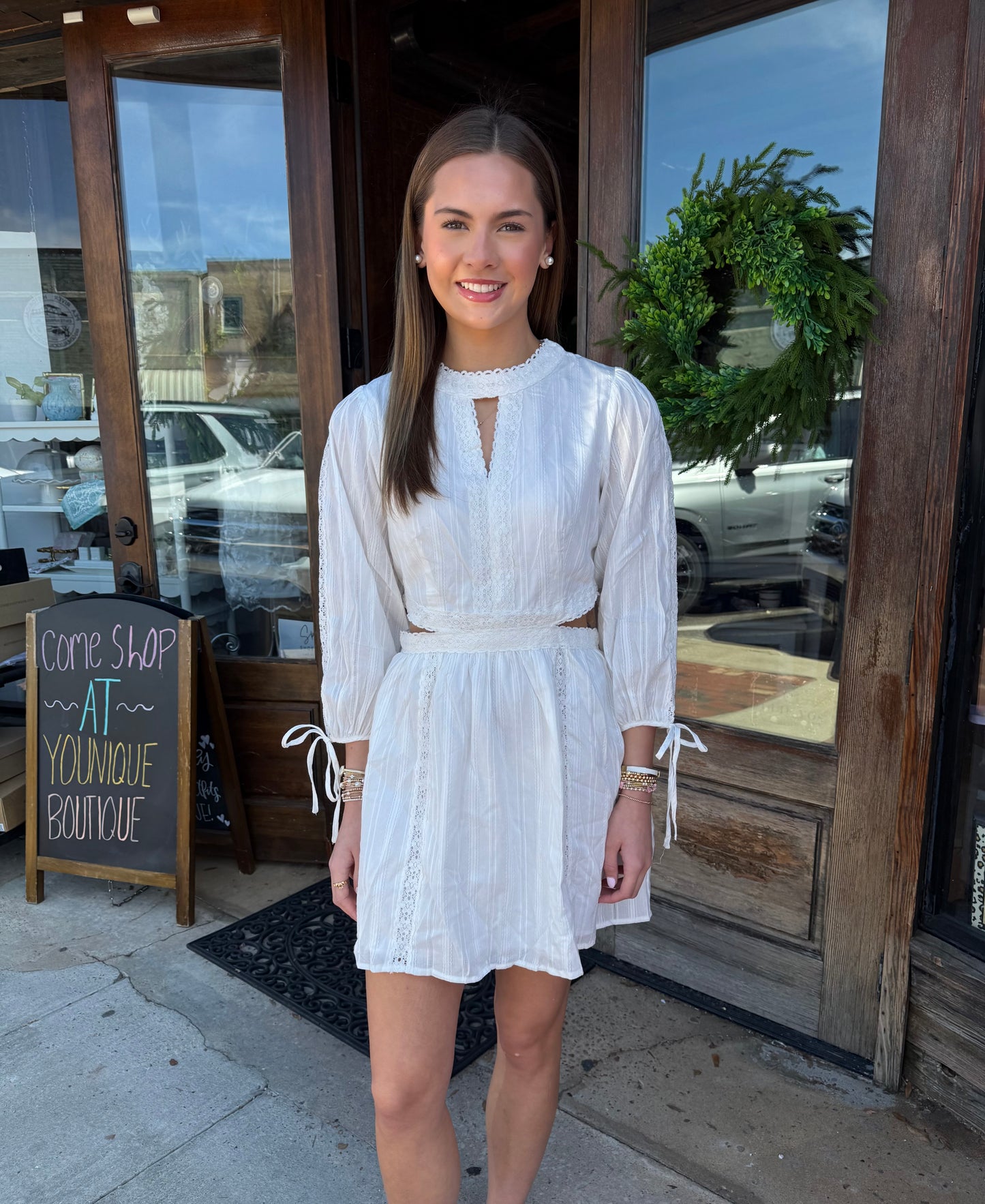 White Mini Dress