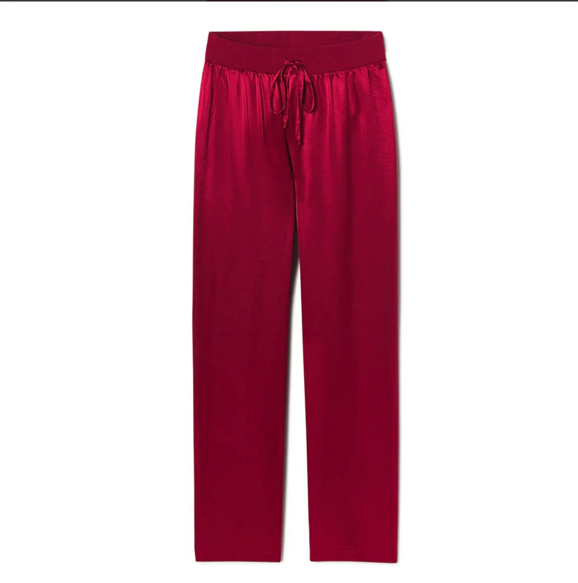 PJ Harlow Red Jolie Capri Pant