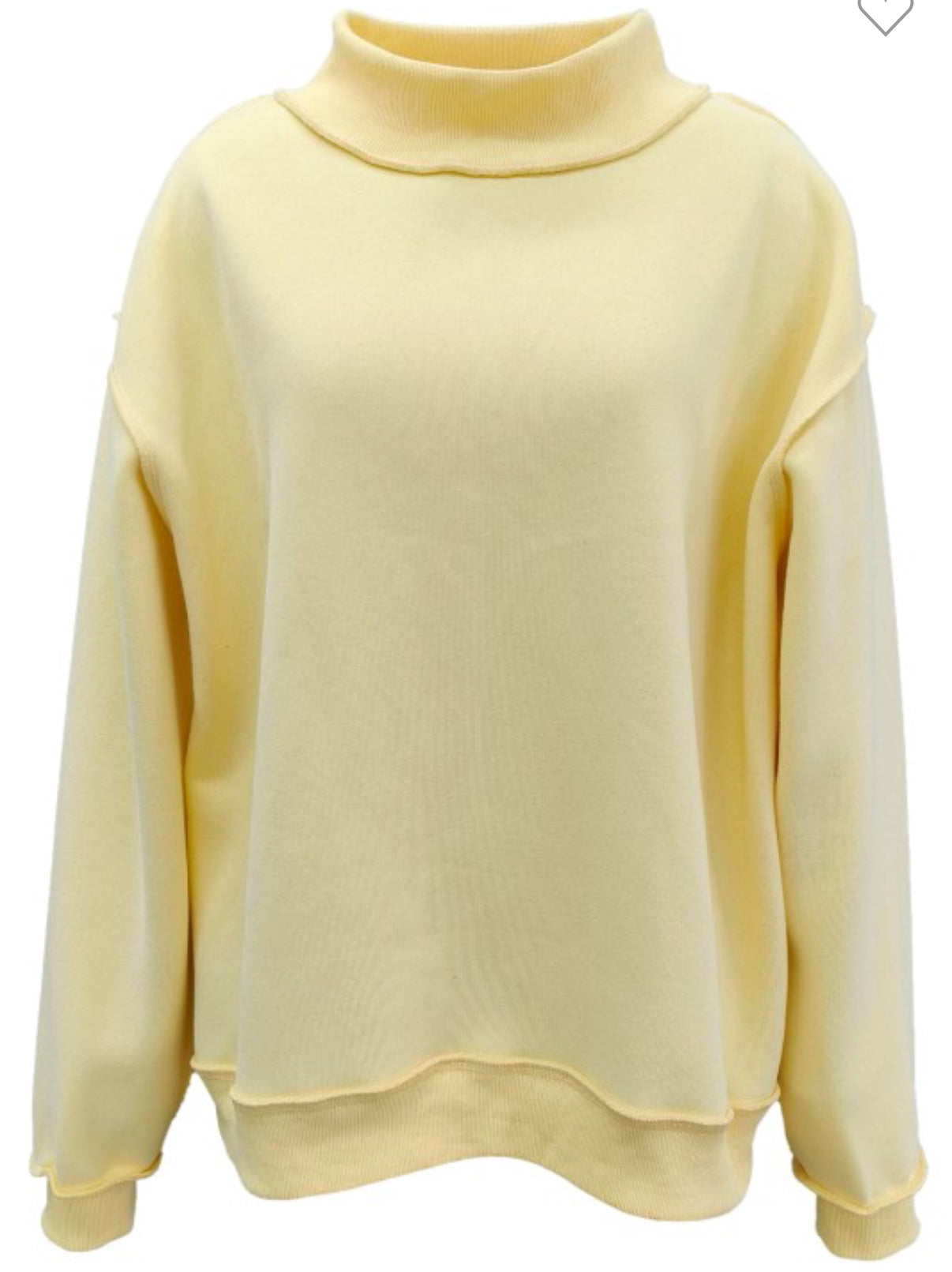 Yellow Mock Neck