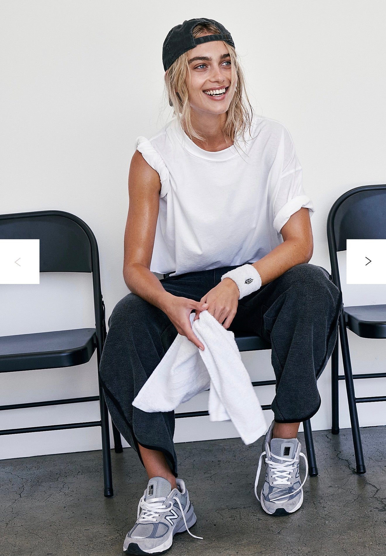 Free People White Tee