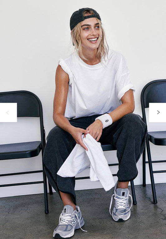 Free People White Tee