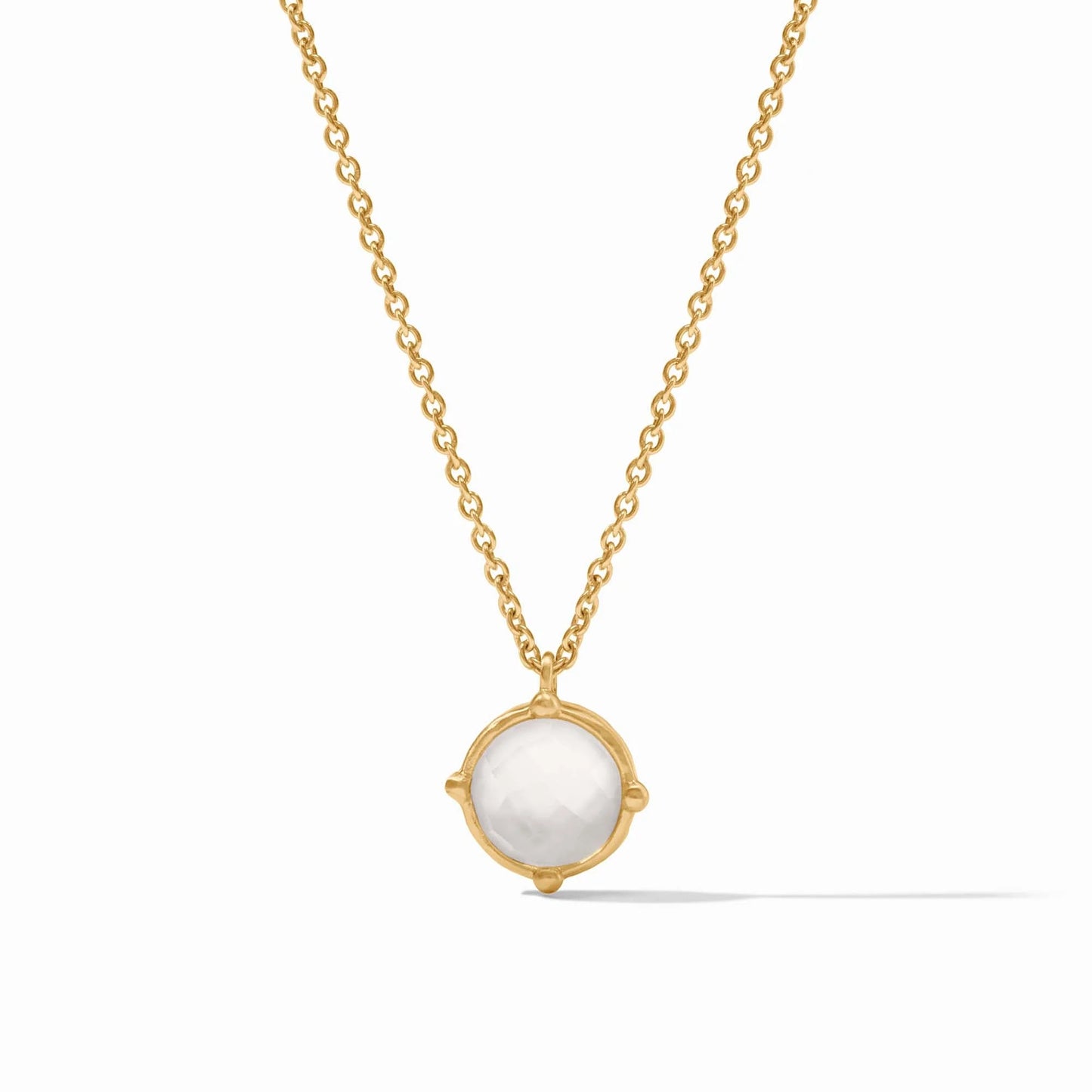 Honeybee Solitaire Necklace Pearl