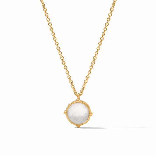 Honeybee Solitaire Necklace Pearl