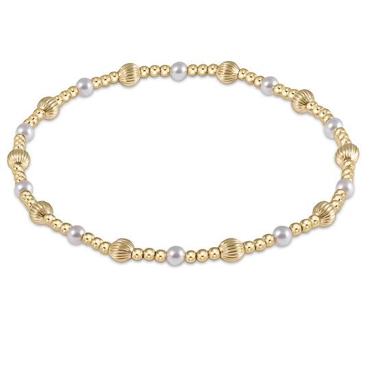 E Newton Dignity Sincerity 4mm Pearl Bracelet