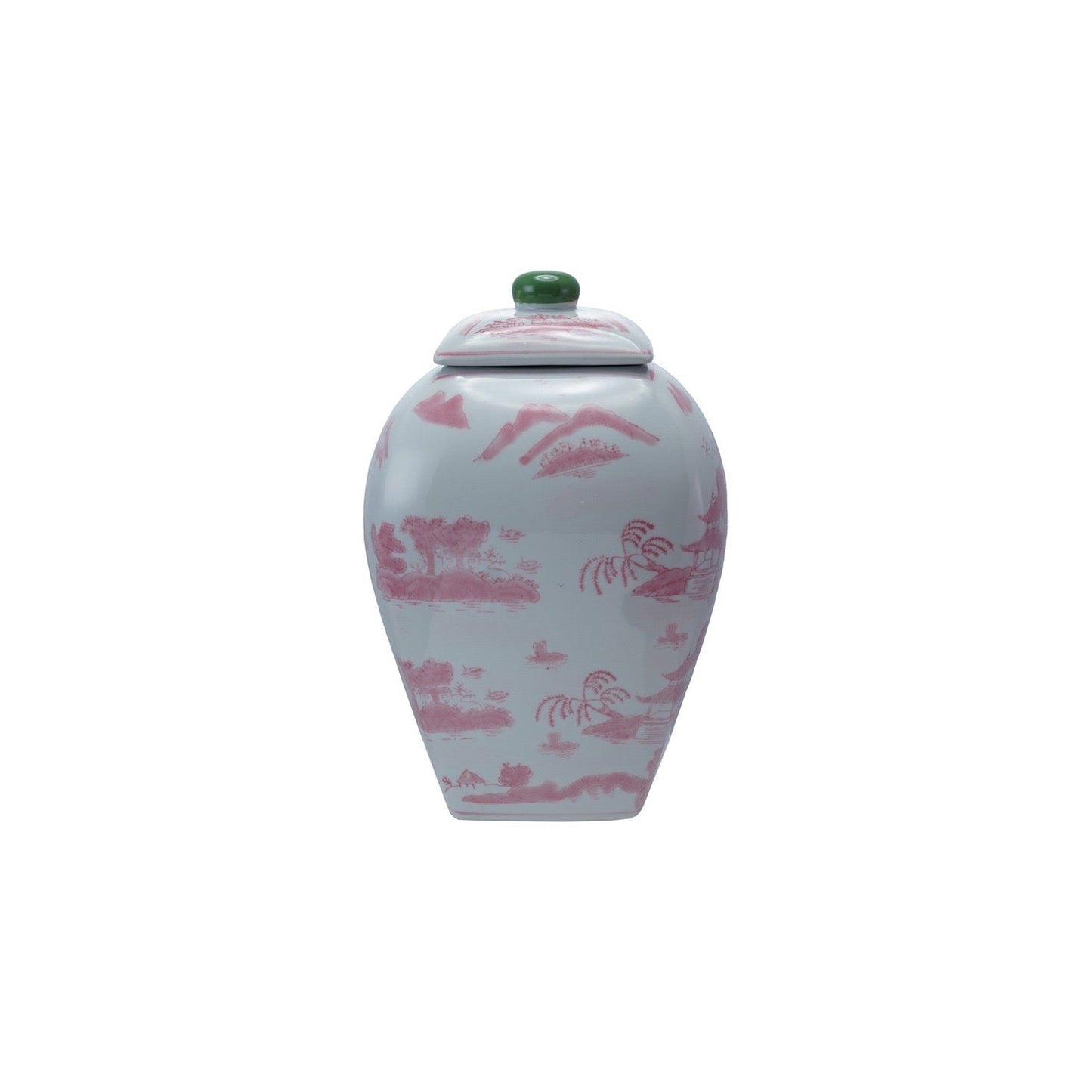 Ginger Jar Pink and Green HM