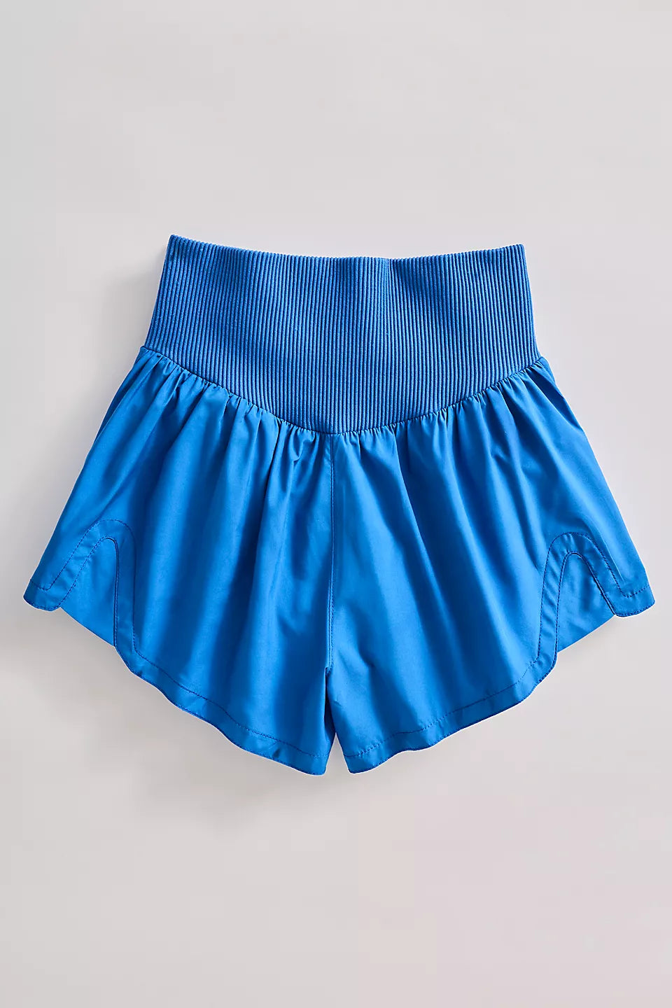Free People Light Cobalt Carpe Diem Shorts