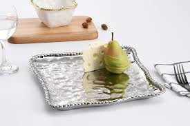 Square Serving Platter Pampa Bay Silver CER1400