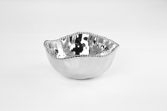 Large Salad Bowl Silver Pampa Bay CER1721
