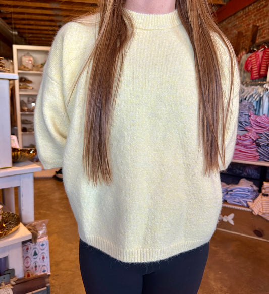 Butter Short Sleeve Sweater