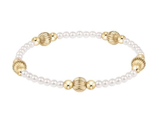 Enewton-Purpose Gold Dignity 6MM Pearl Bracelet