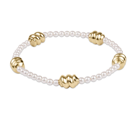 Enewton-Admire Gold 3mm Pearl Bracelet