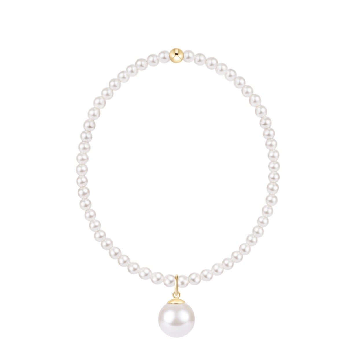 Enewton-Classic pearl 3mm 10mm Charm bracelet