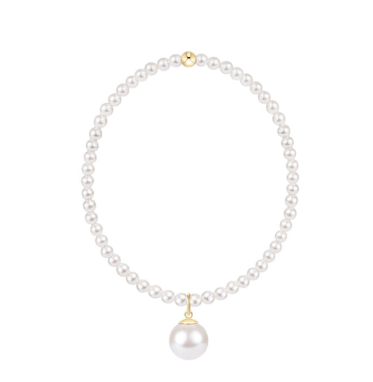 Enewton-Classic pearl 3mm 10mm Charm bracelet