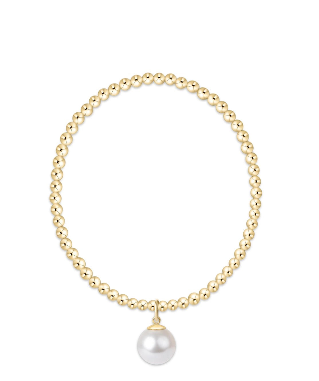 Enewton- Classic Gold 3mm Pearl 10mm Charm