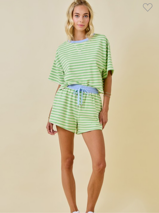Striped Hayden Short Set