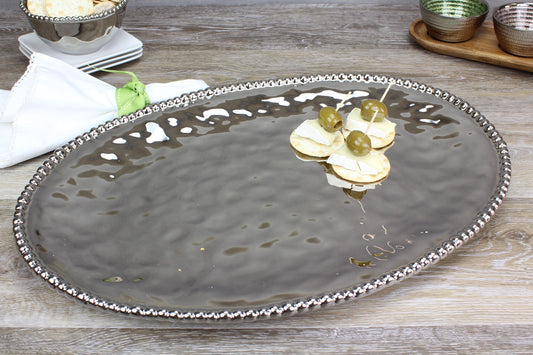 Large Oval Platter Pampa Bay Silver CER1723