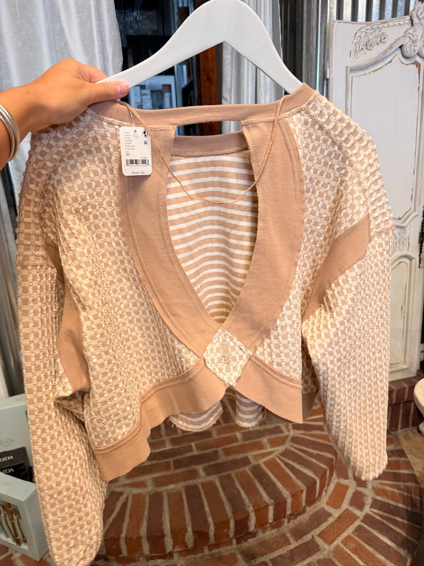 FP Sandy Open Back Sweater