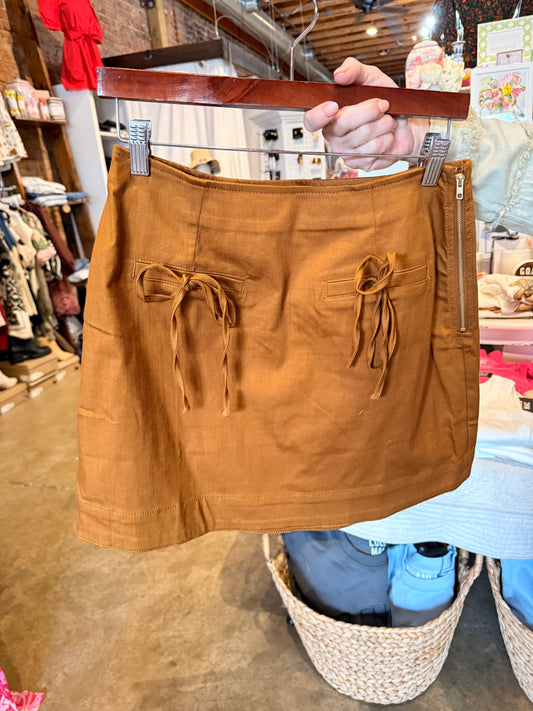 Bow Fall Shorts Sienna
