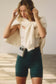 Free People Sand and Olive Mockneck Set