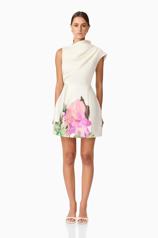 Elliatt White Floral Mini Dress