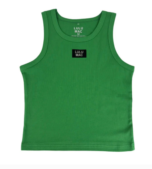 Lulu Mac Green Solid Tank