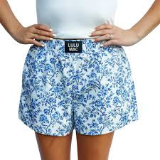 Lulu Mac Blue Floral Box Short