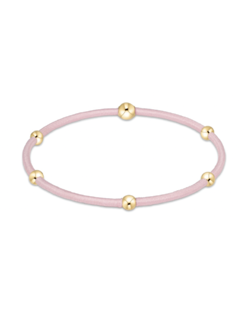 "E"essentials Bracelet Hair Tie - Light Pink