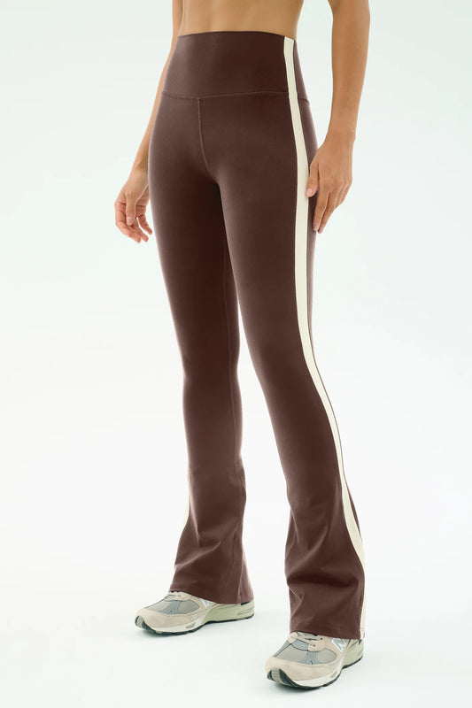 SPLITS59 Raquel High Waisted Flare 30 Dark Chocolate