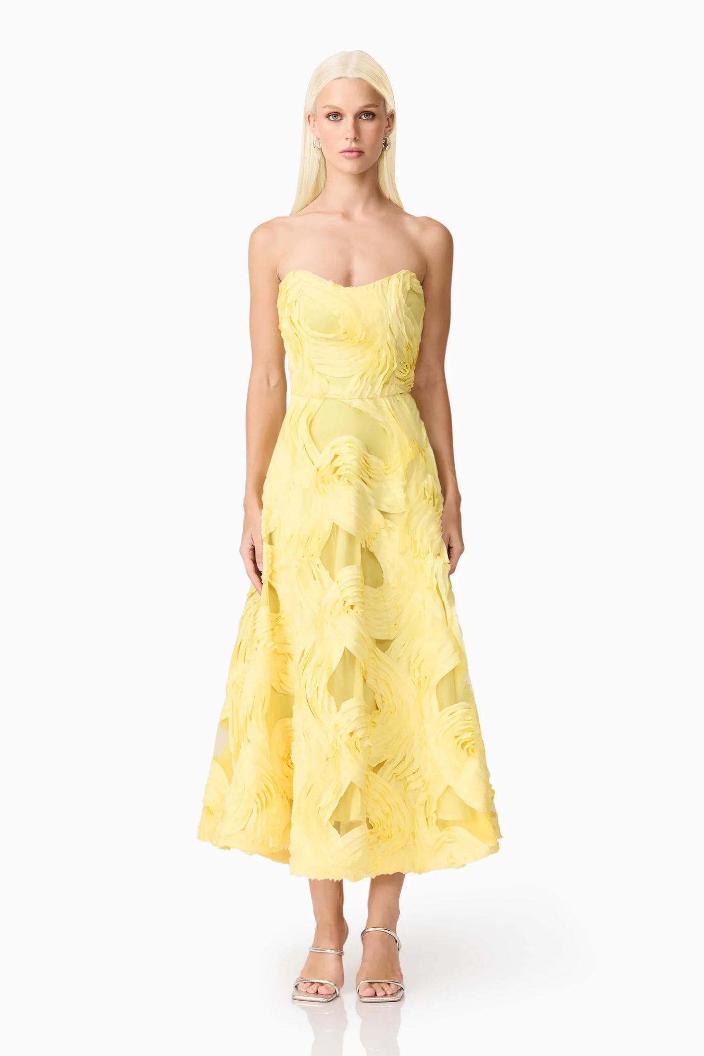 Elliatt Yellow Floral Dress