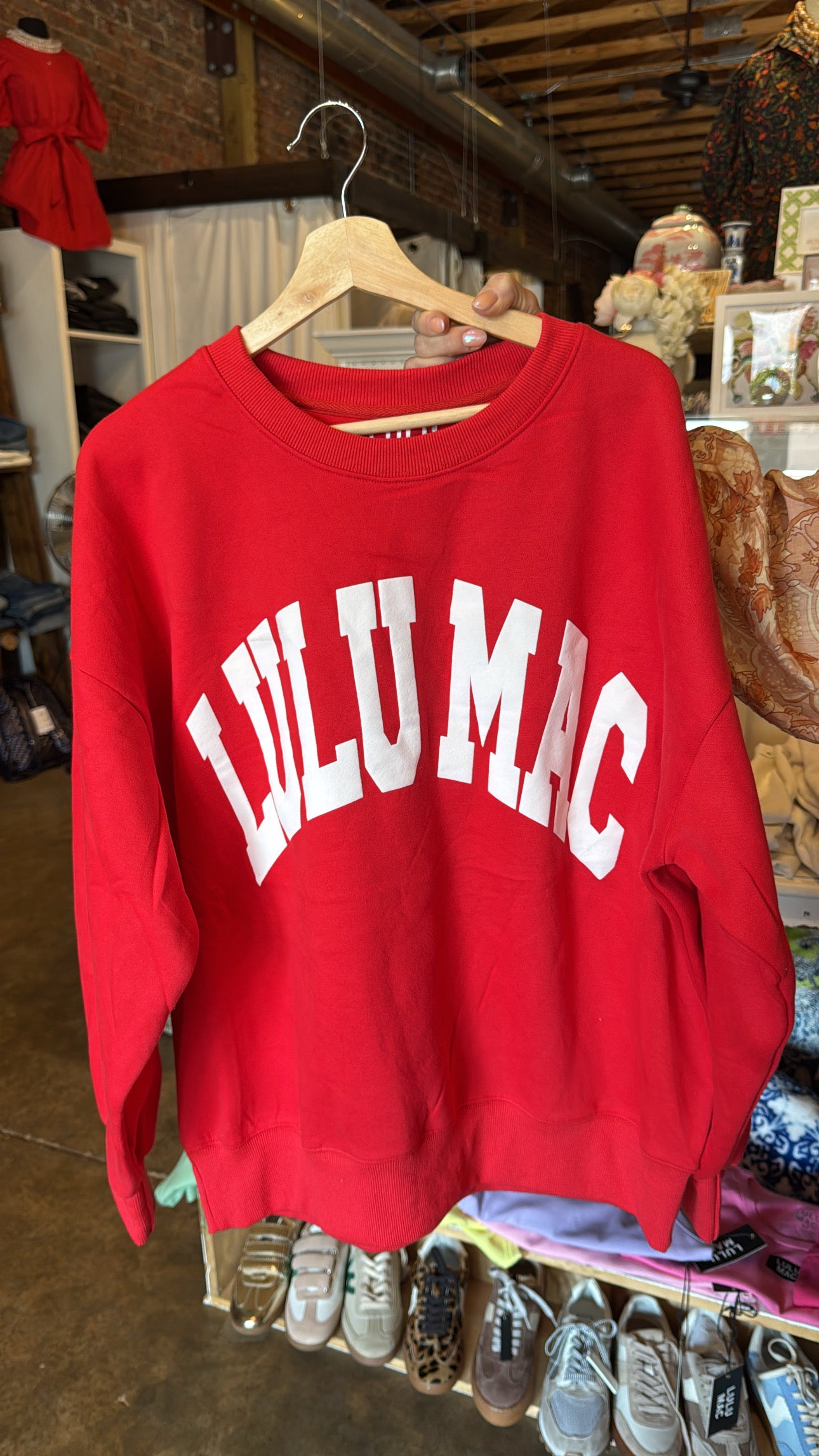 Lulu Mac Red/White Sweatshirts