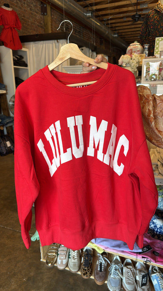 Lulu Mac Red/White Sweatshirts
