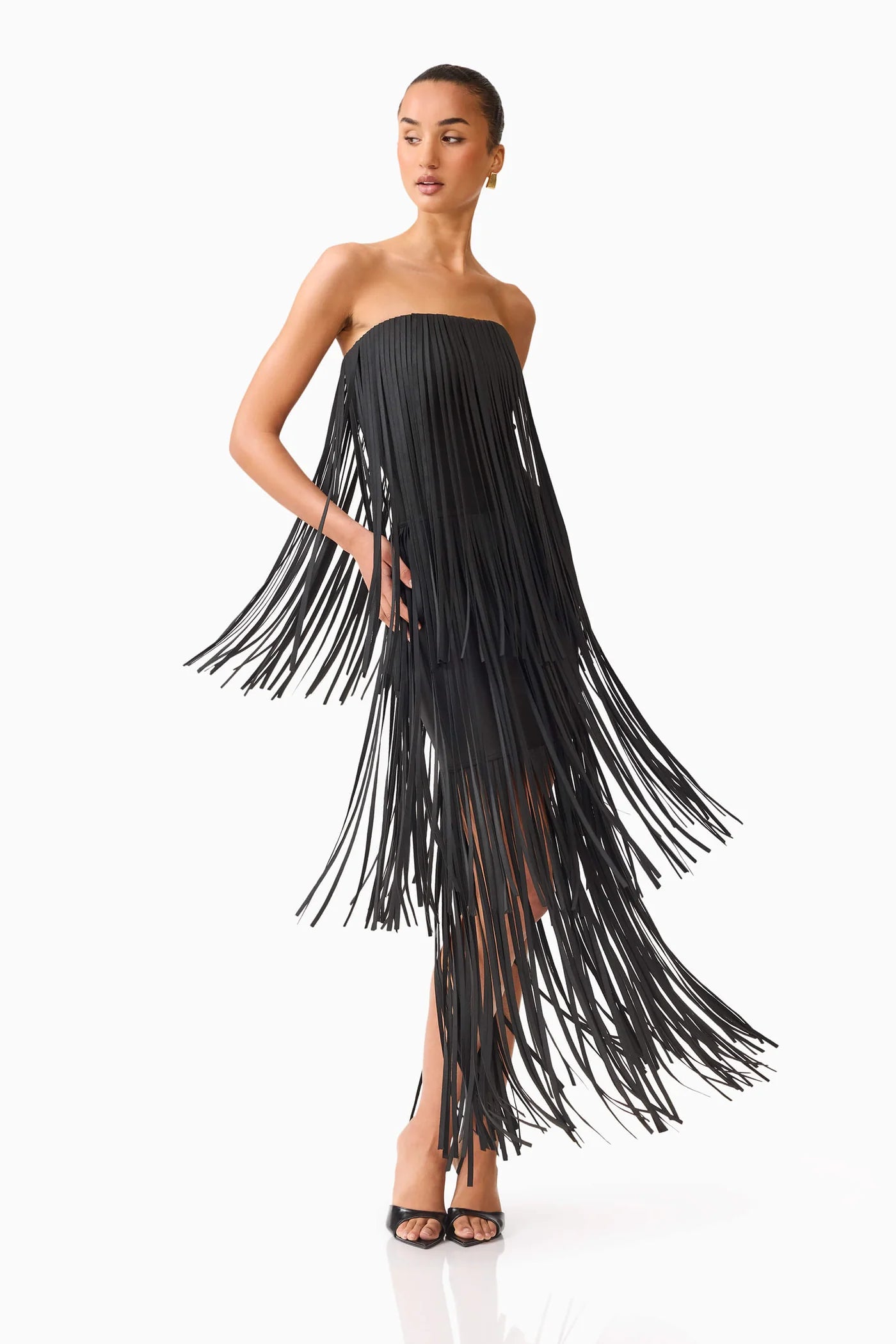 Alya Fringe Black Elliatt Dress