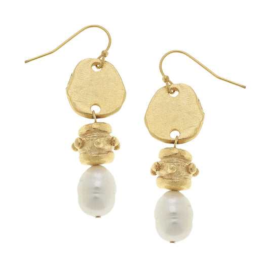 Susan Shaw Bentley Pearl Earrings