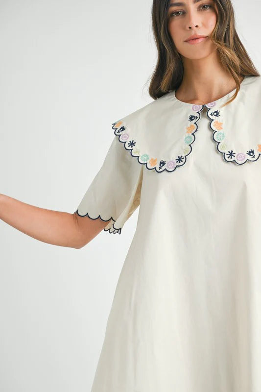 Embroidered Madi Mini