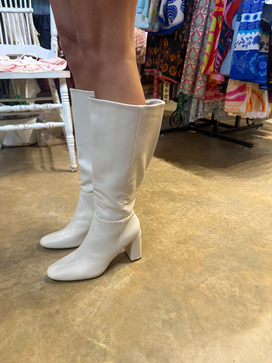 Ivory High Boots