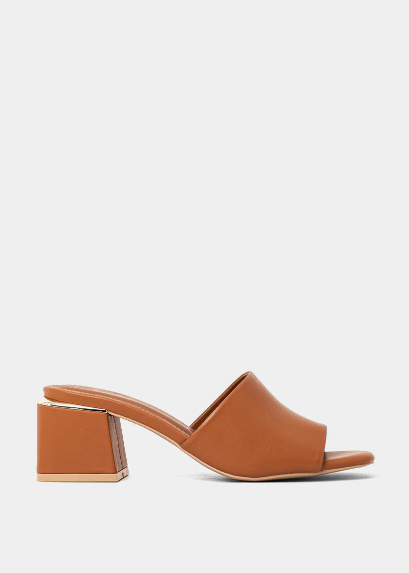 Brown Wedge Slip On