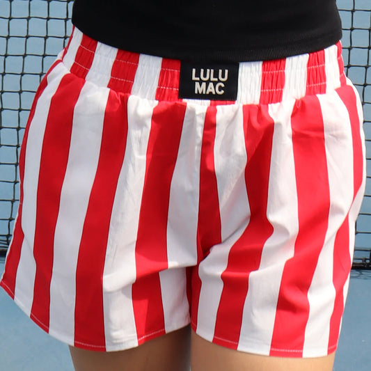Red Stripe Lulu Mac Boxer Short
